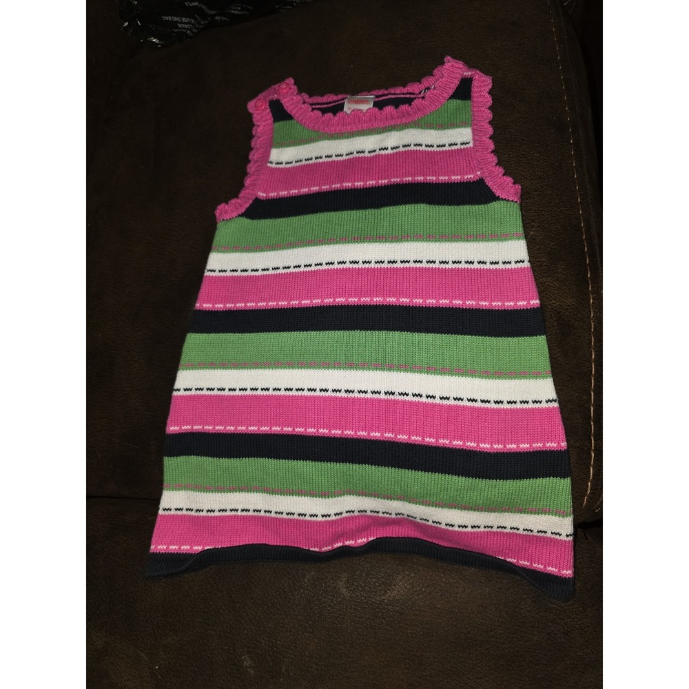 Gymboree garden friends striped sweater dress size 18 24 months